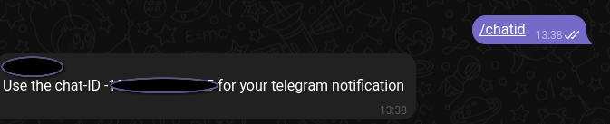 Telegram Chatid
