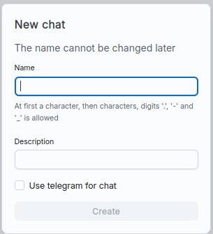 Create Chat