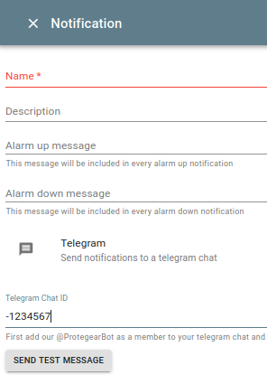 Telegram Notification